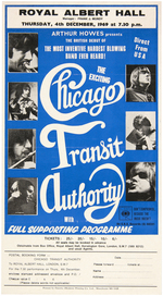 CHICAGO TRANSIT AUTHORITY CONCERT HANDBILL.