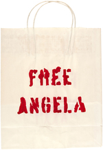 FREE ANGELA DAVIS RARE POSTER AND SHOPPING BAG FROM THE LEVIN COLLECTION.