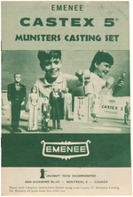 "THE MUNSTERS CASTEX 5 CASTING SET."