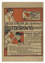 “THE AUTOBIOGRAPHY OF BUSTER BROWN BY R.F. OUTCAULT.”