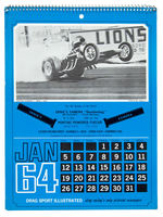 “DRAG SPORT ILLUSTRATED” PROMOTIONAL DRAG RACING CALENDAR.