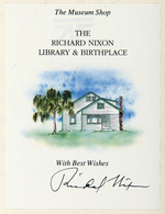 FIVE SIGNED RICHARD NIXON SOFT COVER BOOKS.