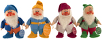 SNOW WHITE AND SEVEN DWARFS BOXED CHAD VALLEY DOLL SET.