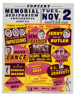 MOTOWN MULTI-ARTIST 1965 CONCERT POSTER.