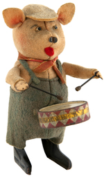 "SCHUCO" WIND-UP PRACTICAL PIG DRUMMER.