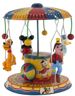 "WALT DISNEY CHARACTER CAROUSEL" BOXED LINE MAR WIND-UP.