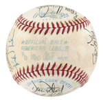 1984 WORLD SERIES CHAMPS DETROIT TIGERS SIGNED BASEBALL.