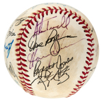 1984 WORLD SERIES CHAMPS DETROIT TIGERS SIGNED BASEBALL.