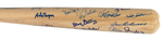 1969 WORLD SERIES CHAMPS NEW YORK METS TEAM-SIGNED BASEBALL BAT.