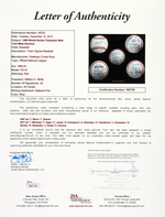 1969 WORLD SERIES CHAMPS NEW YORK METS TEAM-SIGNED BASEBALL.