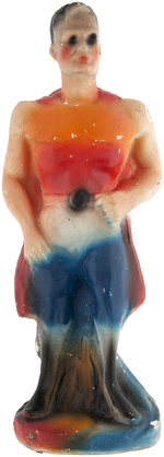 SUPERMAN PAINTED PLASTER CARNIVAL STATUE VARIETY.