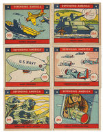 DEFENDING AMERICA STRIP CARD SET.