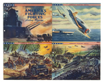 "AMERICA'S FIGHTING FORCES" WAR YEARS DIXIE PICTURE NEAR SET.