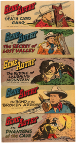 "GENE AUTRY" QUAKER CEREALS PREMIUM COMIC BOOK SET.