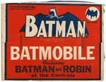 "BATMAN - BATMOBILE" BOXED TRANSOGRAM TOY.