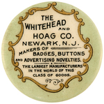 WHITEHEAD & HOAG CO. SELF ADVERTISING CELLO PILL BOX OR STAMP CASE.