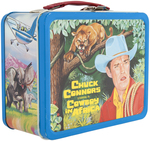 "CHUCK CONNORS STARRING IN COWBOY IN AFRICA" METAL LUNCHBOX WITH THERMOS.