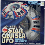 COX SANDBLASTER & STAR CRUISER UFO BOXED PAIR.