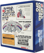 COX SANDBLASTER & STAR CRUISER UFO BOXED PAIR.