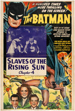 "THE BATMAN" MOVIE SERIAL POSTER.