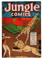 "JUNGLE COMICS" #12 DECEMBER 1940 ISSUE.