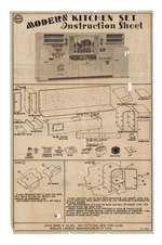 MARX "MODERN KITCHEN SET" IN BOX.