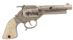 STEVENS "COWBOY KING" CAST IRON CAP GUN.