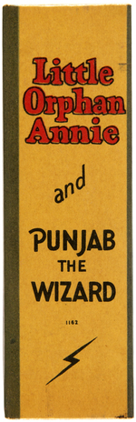 "LITTLE ORPHAN ANNIE AND PUNJAB THE WIZARD" FILE COPY BLB.