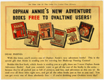 "LITTLE ORPHAN ANNIE" PREMIUM BOOK WITH "LITTLE ORPHAN ANNIE AND THE PINCH-PENNEYS."