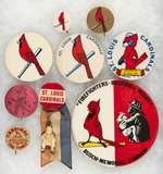 CARDINALS SEVEN PLATE EXAMPLE BUTTONS FROM MUCHINSKY BOOK PLUS TWO UNLISTED.