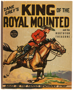 "ZANE GREY'S KING OF THE ROYAL MOUNTED AND THE NORTHERN TREASURE" FILE COPY BLB.