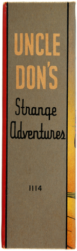 UNCLE DON'S STRANGE ADVENTURES" FILE COPY BLB.