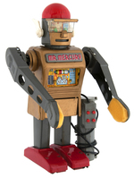 "MR. MERCURY" MARX BATTERY-OPERATED ROBOT.