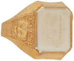 FRANK BUCK IVORY INITIAL RING WITH INITIAL "H".