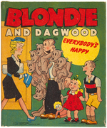 "BLONDIE AND DAGWOOD - EVERYBODY'S HAPPY" FILE COPY BTLB.