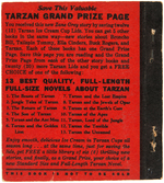 "ZANE GREY'S COWBOYS OF THE WEST" TARZAN ICE CREAM WHITMAN PREMIUM BOOK.