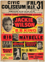 JACKIE WILSON & B.B. KING CONCERT POSTER.