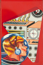 "THE EXPLORER AND VANGUARD TRACKING STATION" BOXED BATTERY-OPERATED SPACE TOY.