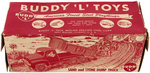 BUDDY L BOXED "SAND AND STONE DUMP TRUCK."