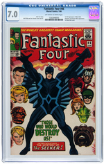 "FANTASTIC FOUR" #46 JANUARY 1966 CGC 7.0 F/VF.