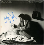 BILLY JOEL SIGNED "THE STRANGER" LP ALBUM COVER.