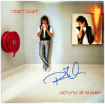 ROBERT PLANT SIGNED "PICTURES AT ELEVEN" LP ALBUM COVER.