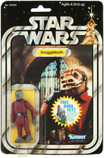 "STAR WARS - SNAGGLETOOTH" ACTION FIGURE ON 20 BACK CARD.