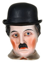 CHARLIE CHAPLIN BISQUE HUMIDOR.