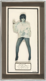 LIZA MINNELLI FRAMED SIGNATURE DISPLAY PAIR.