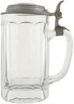 PILSEN BREWING CO. OLYMPIA BEER GLASS STEIN.