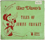 "WALT DISNEY'S TALES OF JIMINY CRICKET" BOXED RELIGIOUS TEACHING FILM/RECORD SET.