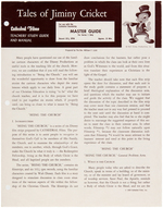 "WALT DISNEY'S TALES OF JIMINY CRICKET" BOXED RELIGIOUS TEACHING FILM/RECORD SET.