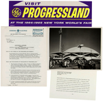 1964 NEW YORK WORLD'S FAIR/DISNEY PROGRESSLAND PRESS KIT.