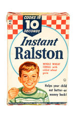 SPACE PATROL/RALSTON CEREAL BOX WITH PREMIUM OFFER.